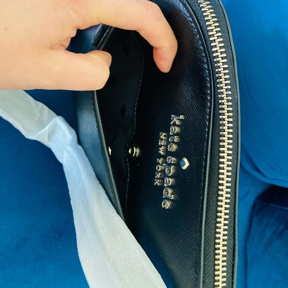 NWT KATE SPADE BLACK STACI DOME CROSSBODY BAG - Picture 7 of 10